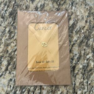 Cancer Zodiac Necklace NWT